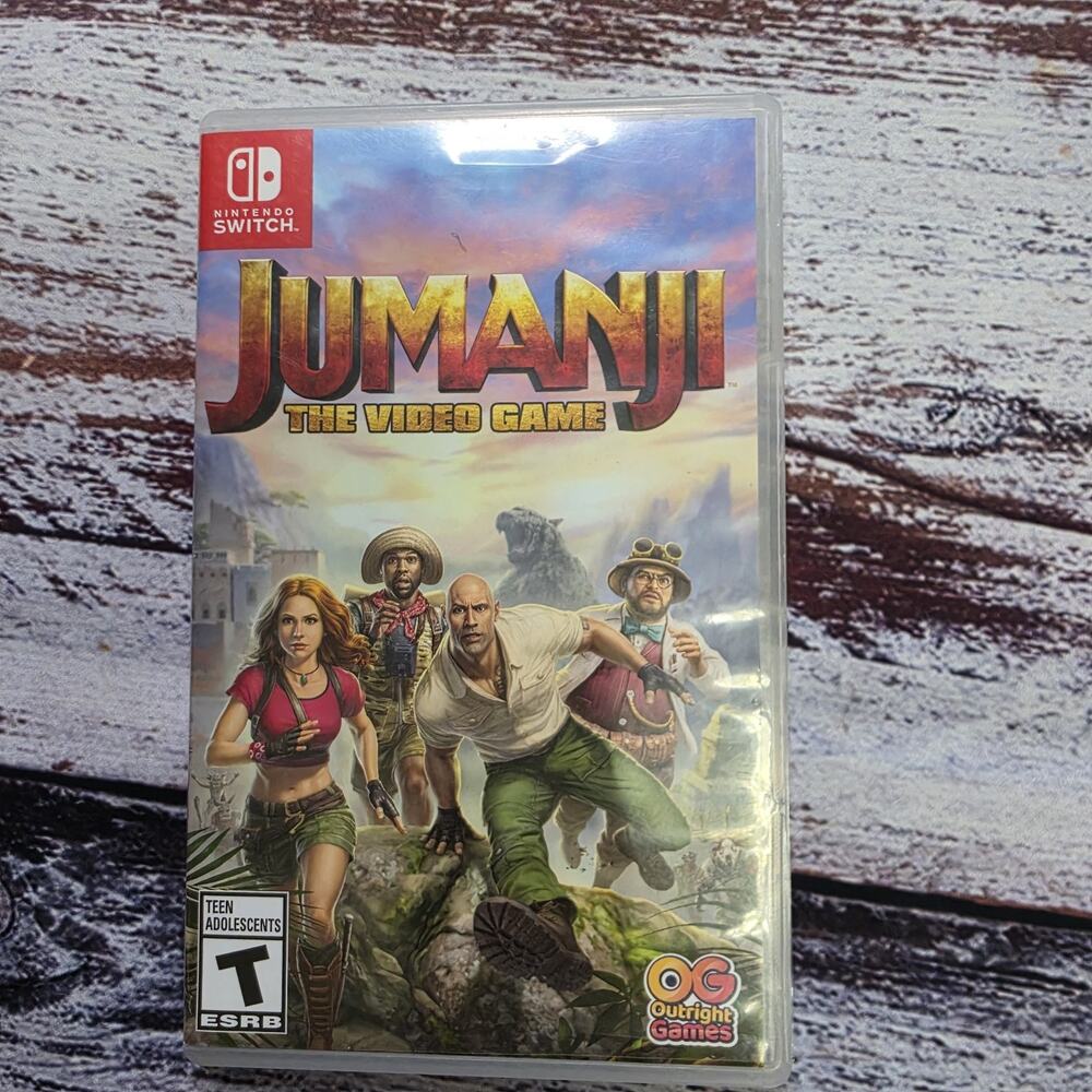 Nintendo Switch Jumanji Game Kevin Hart & The Rock. Teen